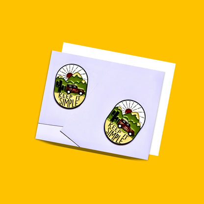 Keep It Simple - Nature Enamel Pins