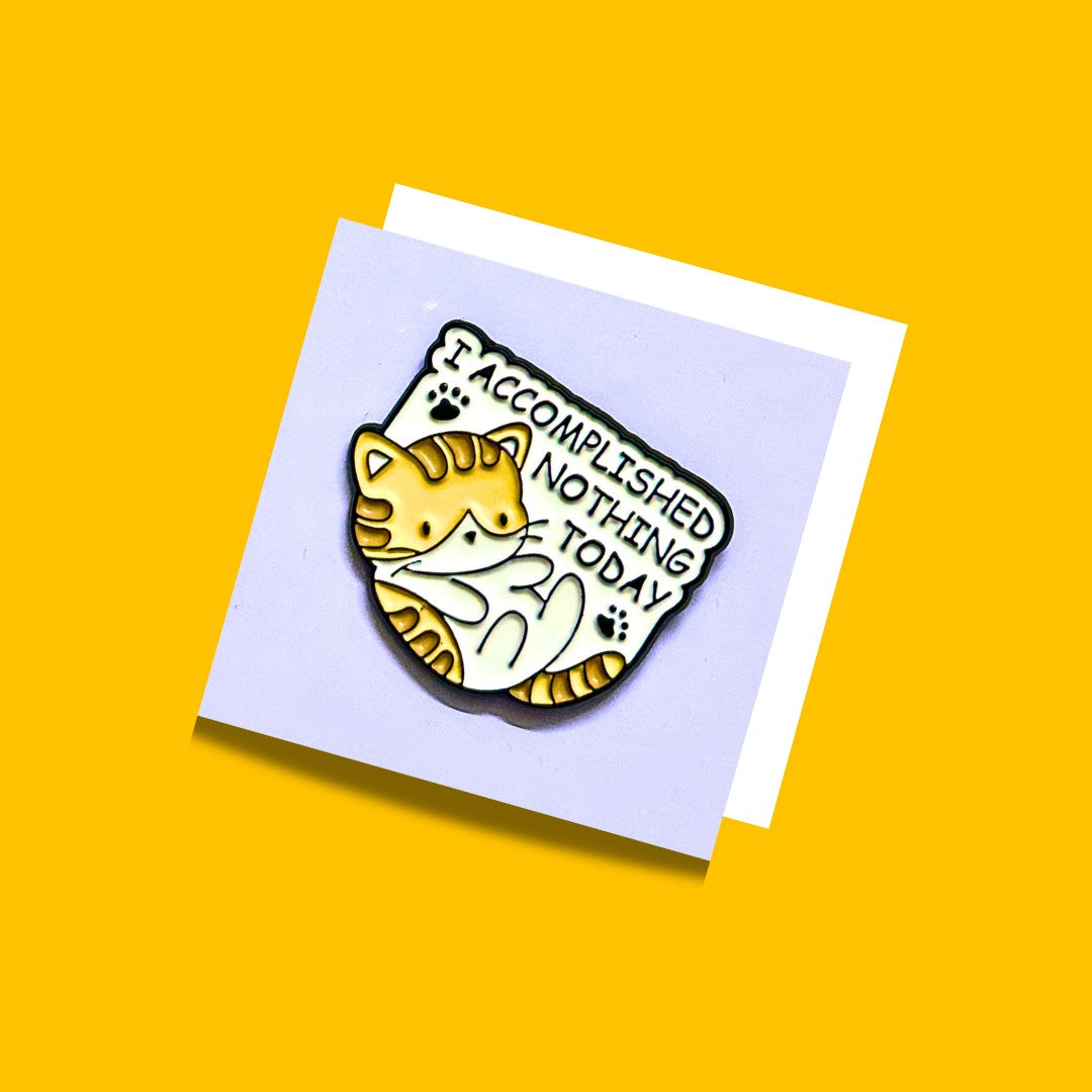 Cat inspired enamel pins from Wags4Whiskers Pet Supplies Store