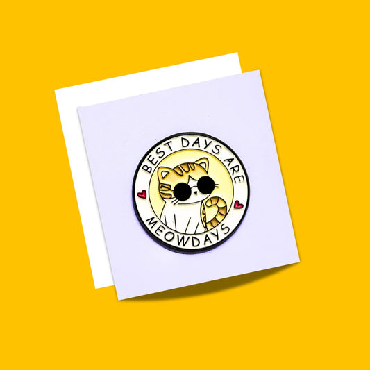 Cute cat inspired enamel pins and brooches from Wags4Whiskers Pet Supplies Store