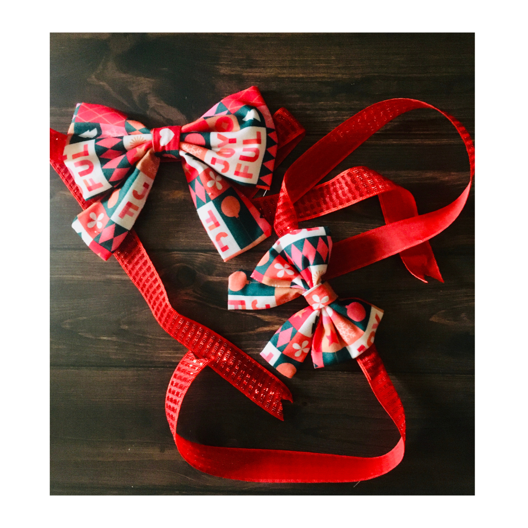 Plaid Joyous Sailor Bows for Dogs and Cats From Wags4Whiskers