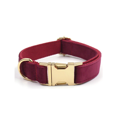 Maroon Majestic Dog Collars