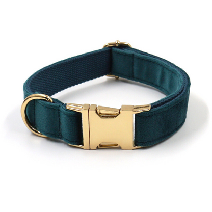 green velvet dog collars from wags4whiskers per supplies store